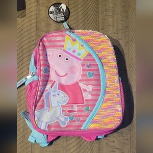 Peppa Pig Unicorn Backpack NWT